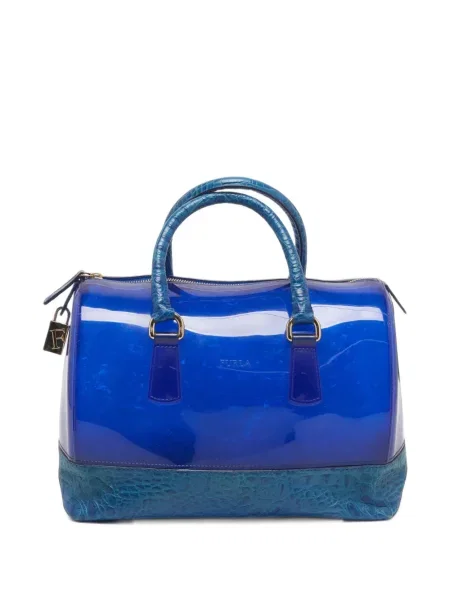 Geantă shopper Furla albastru