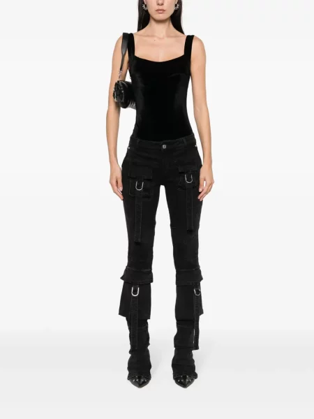 Body Atu Body Couture de catifea negru