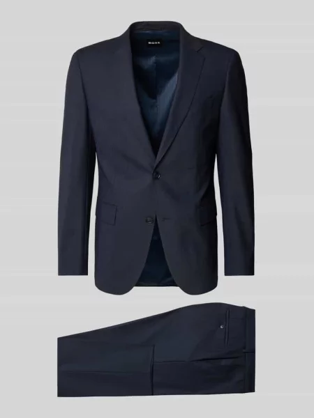 Garnitur w kroju slim fit z dodatkiem żywej wełny model HUGE' Boss