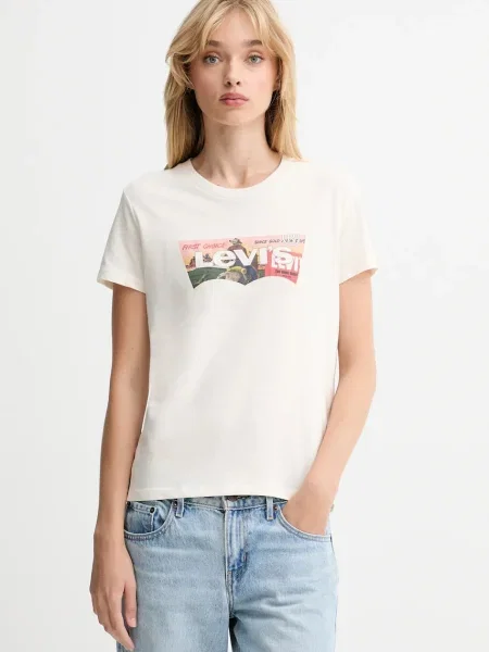 Тениска Levi's дамска бежово