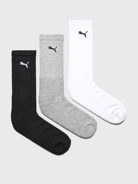 PUMA Sportzoknik szürke / fekete fehér
