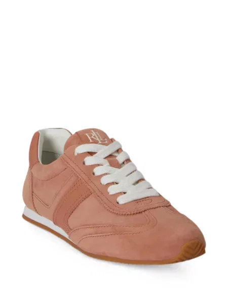 Sneakers Lauren Ralph Lauren σουέντ ροζ