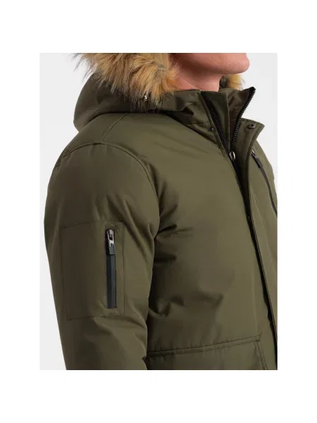 Textil Ombre parka Minniewallah tmavě olivová zelená
