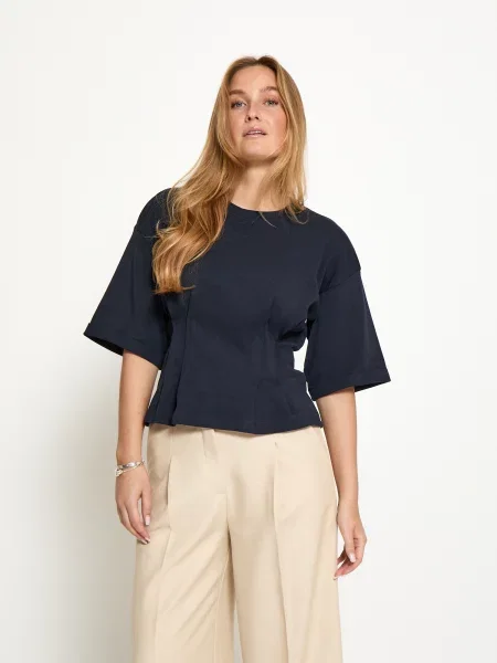 Minus Tricou Juniana bleumarin