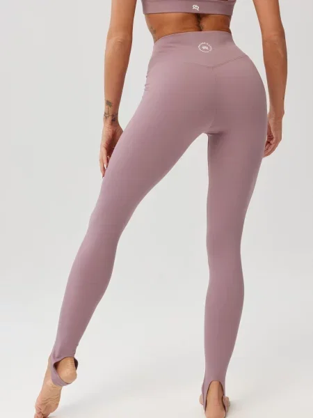 Legginsy sportowe fitness Rough Radical Livi Long różowe