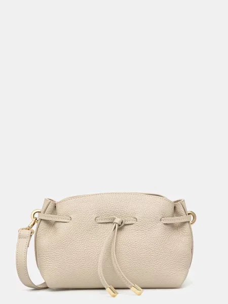 Answear.LAB crossbody kabelka kožená béžová