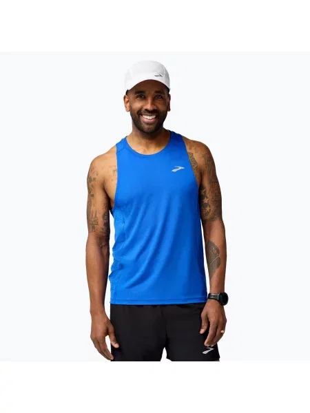 Tricou Brooks alergare albastru