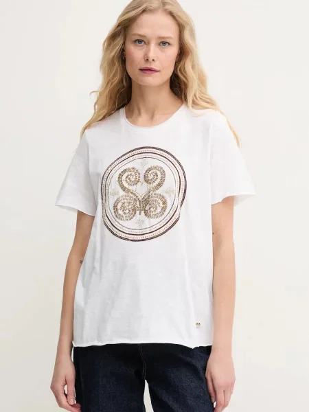 Mos Mosh tricou din alb