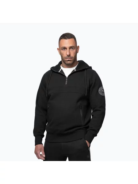 Мъжки суитшърт Pitbull Gibson Hooded black черно