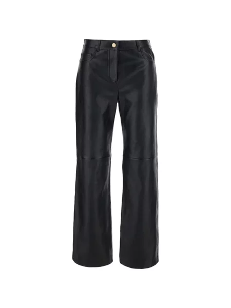 Pantaloni 's Max Mara din piele negru