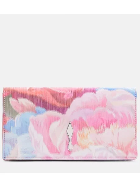 Чанта тип портмоне Christian Louboutin на цветя