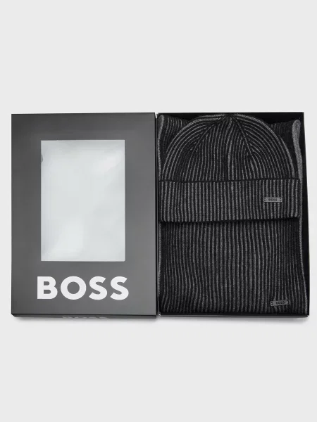 Шапка Boss сіра