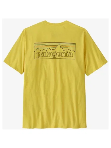 Koszulka z krótkim rękawem Patagonia Logo Responsibili-Tee M żółty