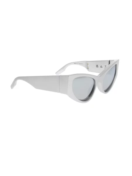 Lniane okulary przeciwsłoneczne Balenciaga szare