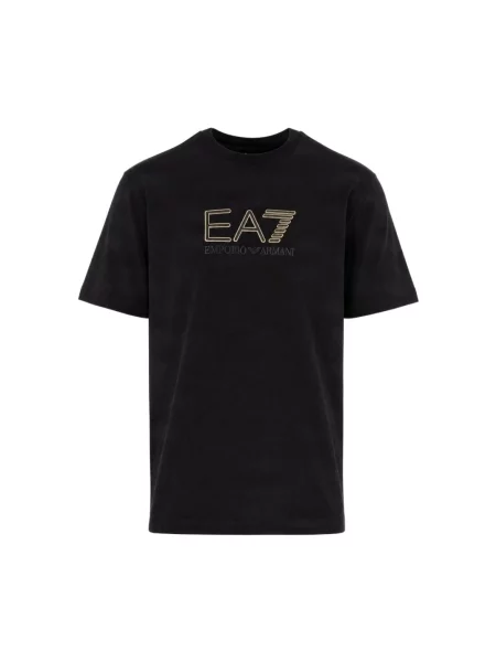 Koszulka Emporio Armani Ea7 z logo czarna