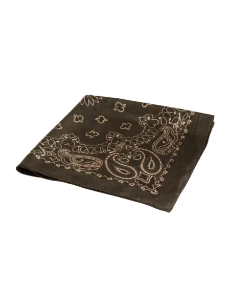 Szal Golden Goose z wzorem paisley zielona