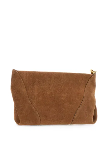 Clutch Gianni Chiarini σουέτ καφέ