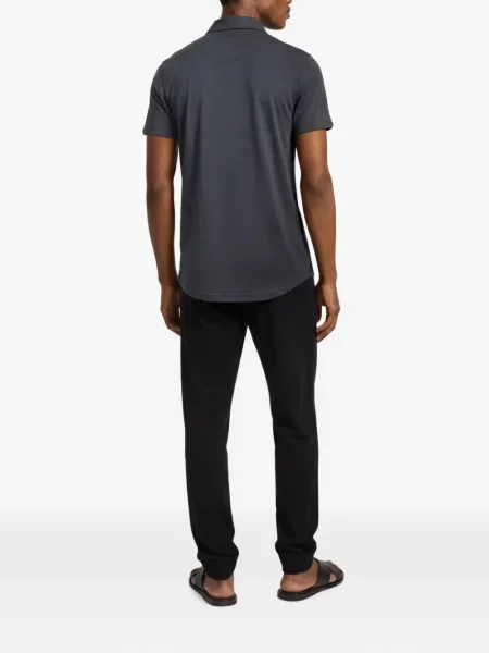 Polo Orlebar Brown από μαλλί merino γκρι