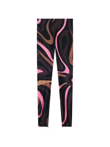 Leggings Pucci cu imagine negru