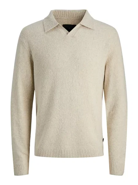 JACK & JONES Pulover JPRBLAMAVERICK deschis gri