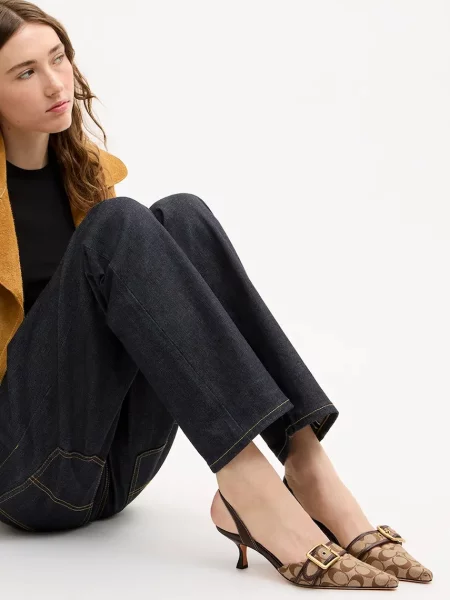 Coach körömcipő Margot Slingback barna