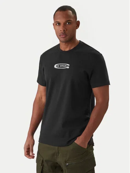 G-Star Raw T-Shirt Old Skool czarny