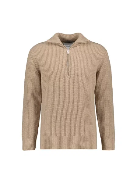 Sweter z golfem Closed beżowy