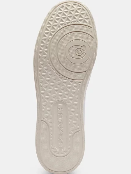 Кожаные кроссовки Coach белые