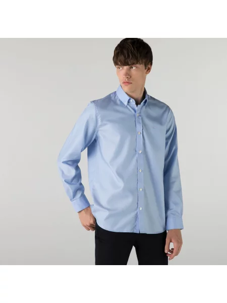 Lacoste сорочка чоловіча блакитна
