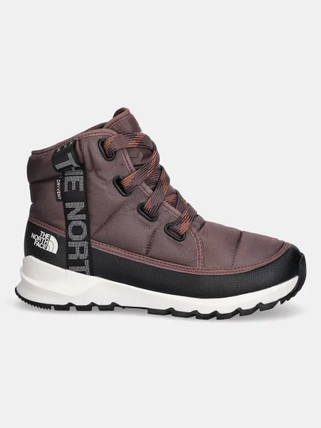 Snehule The North Face Thermoball Lace Up fialová
