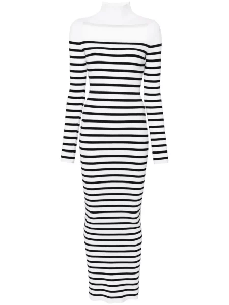 Rochie maxi Jean Paul Gaultier de costum alb