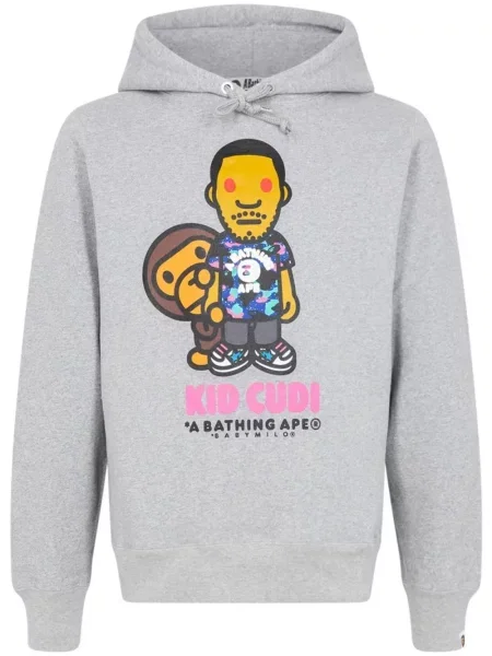 Bluza z kapturem dziecięca A Bathing Ape® szara