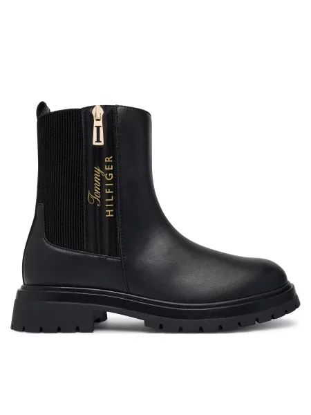 Μποτάκια Tommy Hilfiger Ashlyn S μαύρο