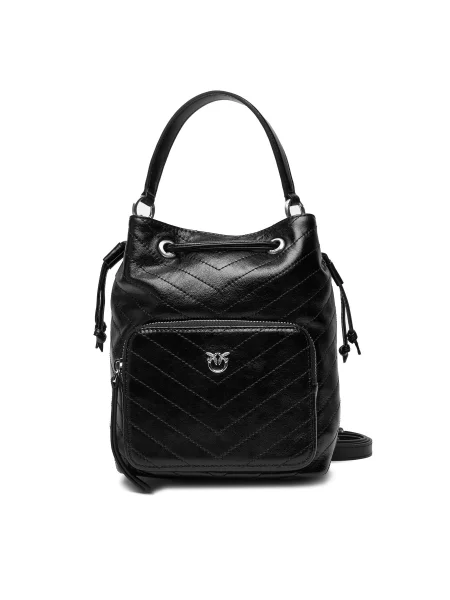 Сумка PINKO Cargo Bucket Vitello Al PLTT чорний