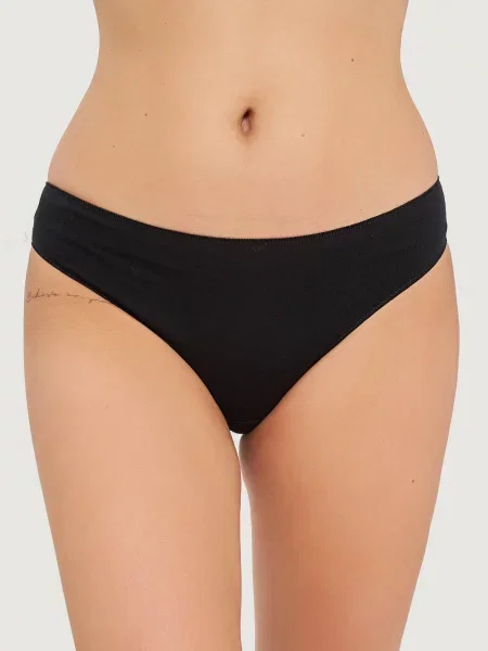 Базовые трусики чорні