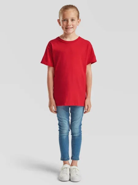 Tricou copii Fruit Of The Loom roșu