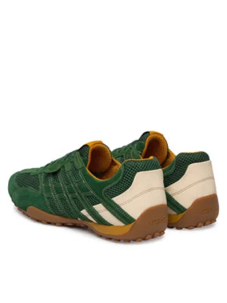 Kígyómintás sneaker Geox zöld