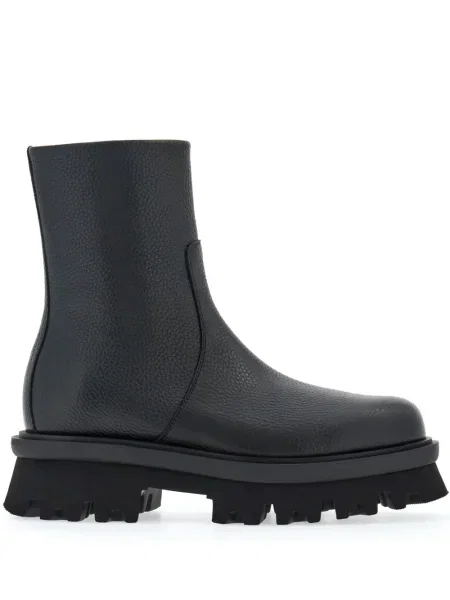 Cizme scurte Ferragamo din piele negru