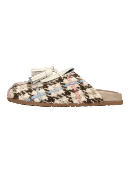 Klapki mules Msgm skórzane