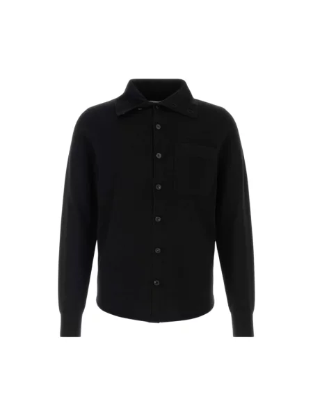 Koszula Dries Van Noten z kaszmiru czarna
