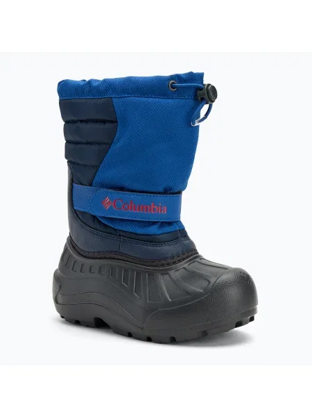 Детски ботуши за сняг Columbia Powderbug Snowlite mountain blue/ spicy синьо