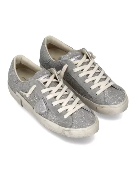 Buty do tenisa Philippe Model skórzane do tenisa szare