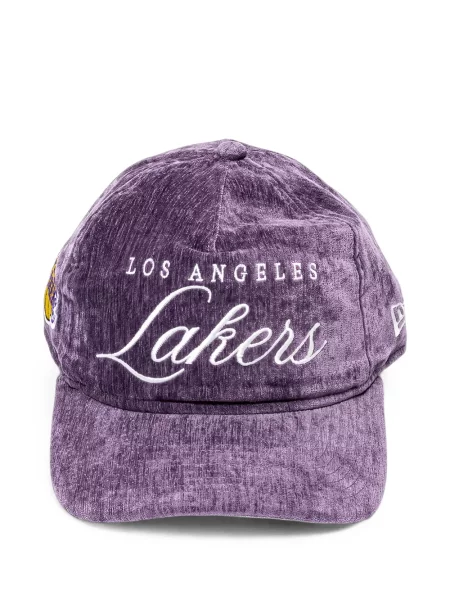 Șapcă New Era Cap de catifea cord violet