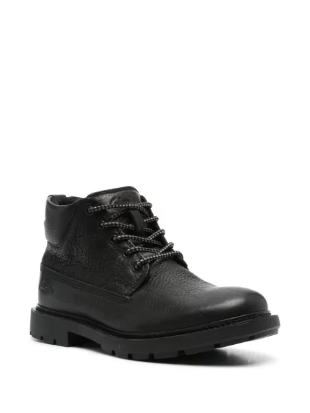 Iš natūralios odos auliniai batai Clarks juoda