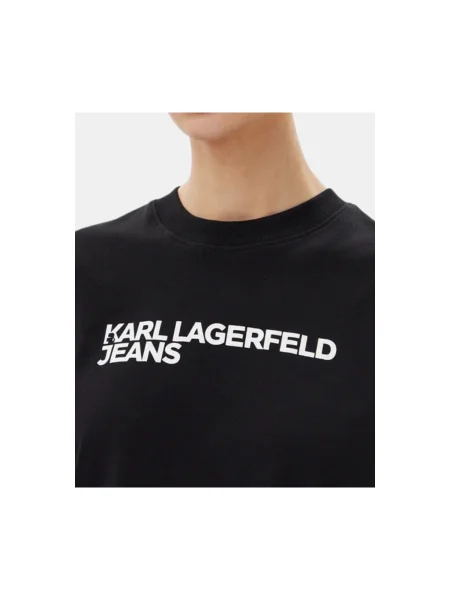 KARL LAGERFELD JEANS Tričko / biela čierna