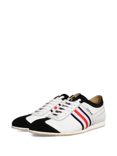 Δερμάτινα ριγέ sneakers Dolce & Gabbana λευκό