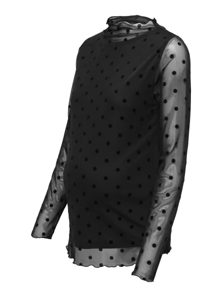 Only Maternity Tricou OLMLoura' negru