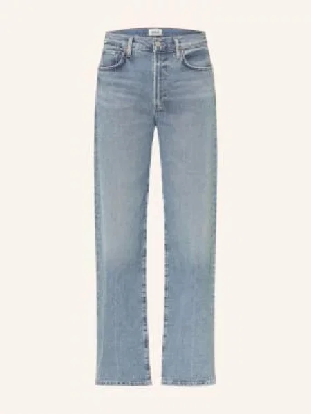 Agolde Proste Dżinsy Harper blau