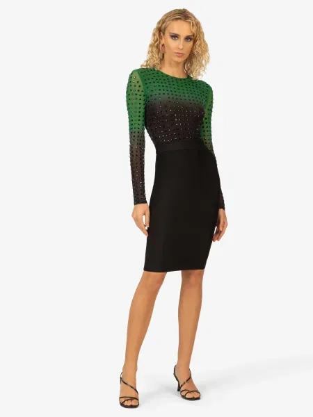 Kraimod Rochie mulate verde negru