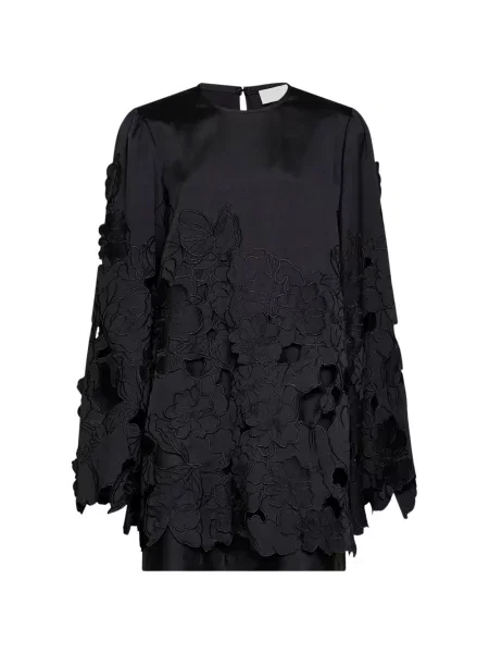 Rochie mini Costarellos cu model floral negru